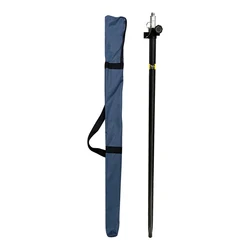 Carbon Fiber Telescopic gps Pole GPS RTK Survey Pole From 1.25M To 2.1M 5/8 thread