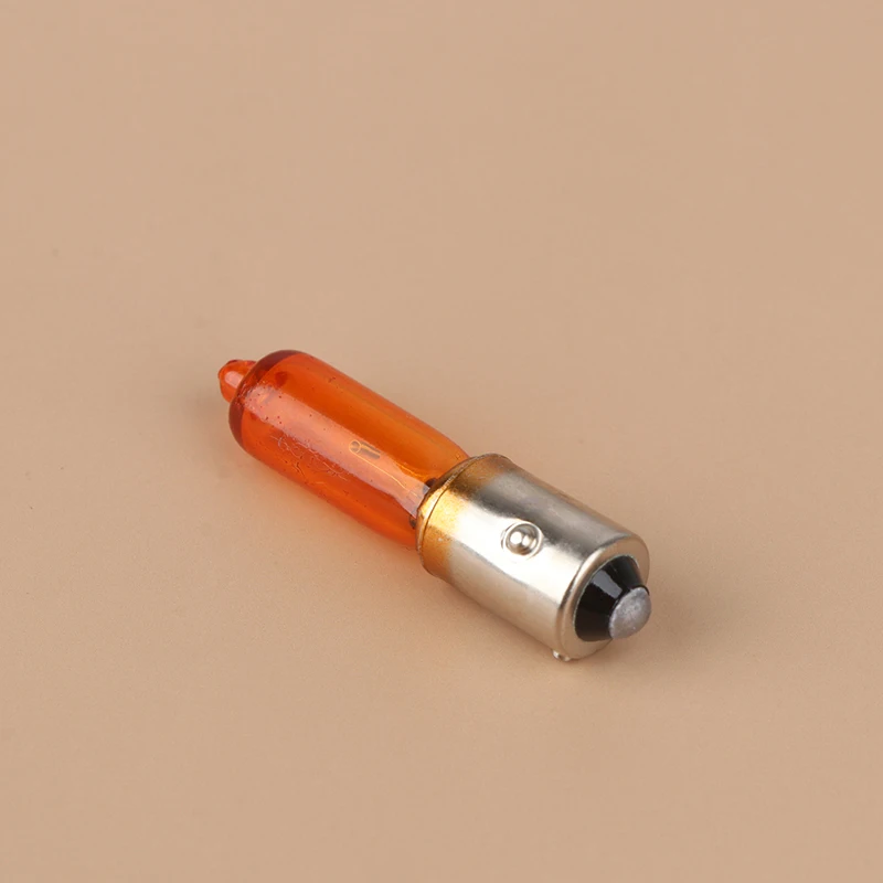 2Pcs Amber Light Bulbs Universal 12v 21w Auto Car Motorcycle Motorbike Scooter Mini Miniature Indicator