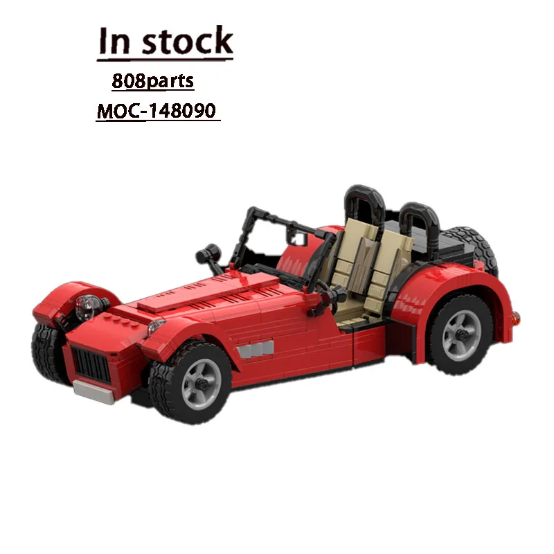 

MOC-148090Classic New Iconic Sports Red Convertible Car Building Blocks Model, 808Parts, Birthday Gift Toy for Boys and Children