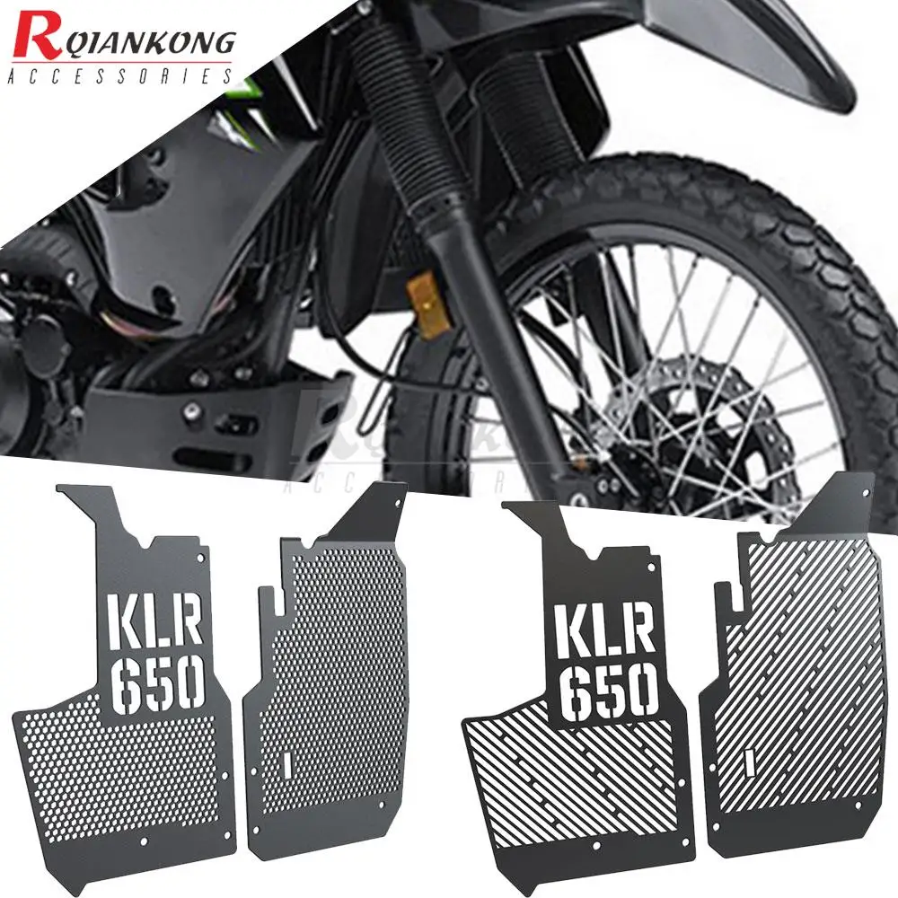 

Motorcycle Radiator Grill Guard Protector Grille Cover Oil Cooler Guards For Kawasaki KLR650 KLR 650 Adventure 2022 2023 2024