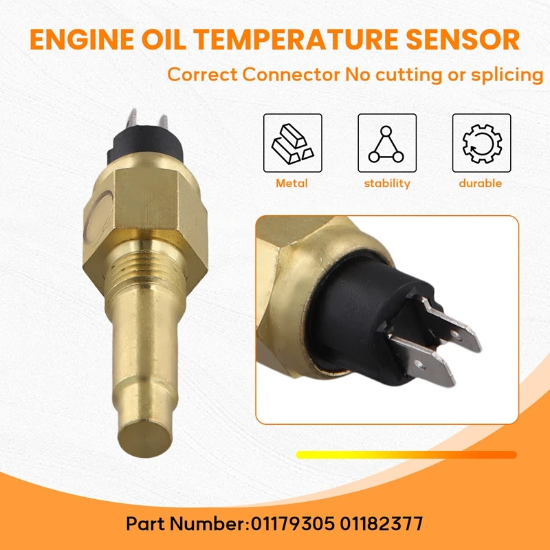 Oil Temperature Sensor 01179305 01182377 For Deutz 1011 2011 Engine