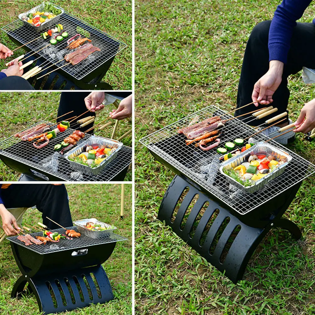 

Stainless Steel BBQ Grill Net for Gas Charcoal Propane Electric Grills Non-Stick Oil Strainer Mesh Mat Prevents Falling Food