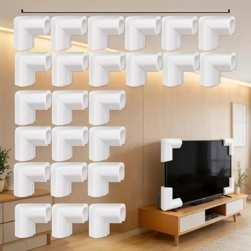 20 Pcs U Shaped EPE Corner Protector Shockproof Furniture Protection Cover For Photo Frame Cabinet Edge