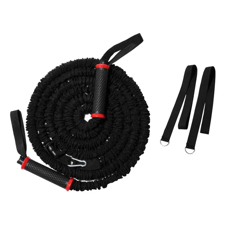 4pcs Home Fitness Equipment Strength Physical Training Tactical Fighting Arm Strength Thin Arm Artifact Throw Rope Elastic Rope