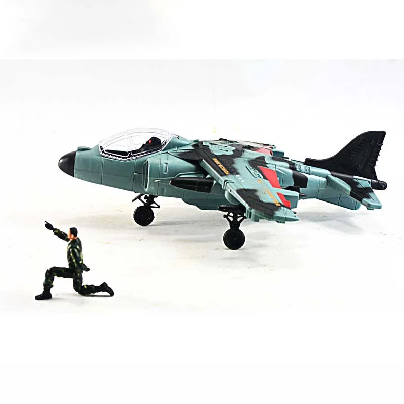 1:18 Scale Soldier Military Fighter Model Airplane For 3.75\'\' Action Figure Vehicle Scene Accessory Display Boy Toys In Stock