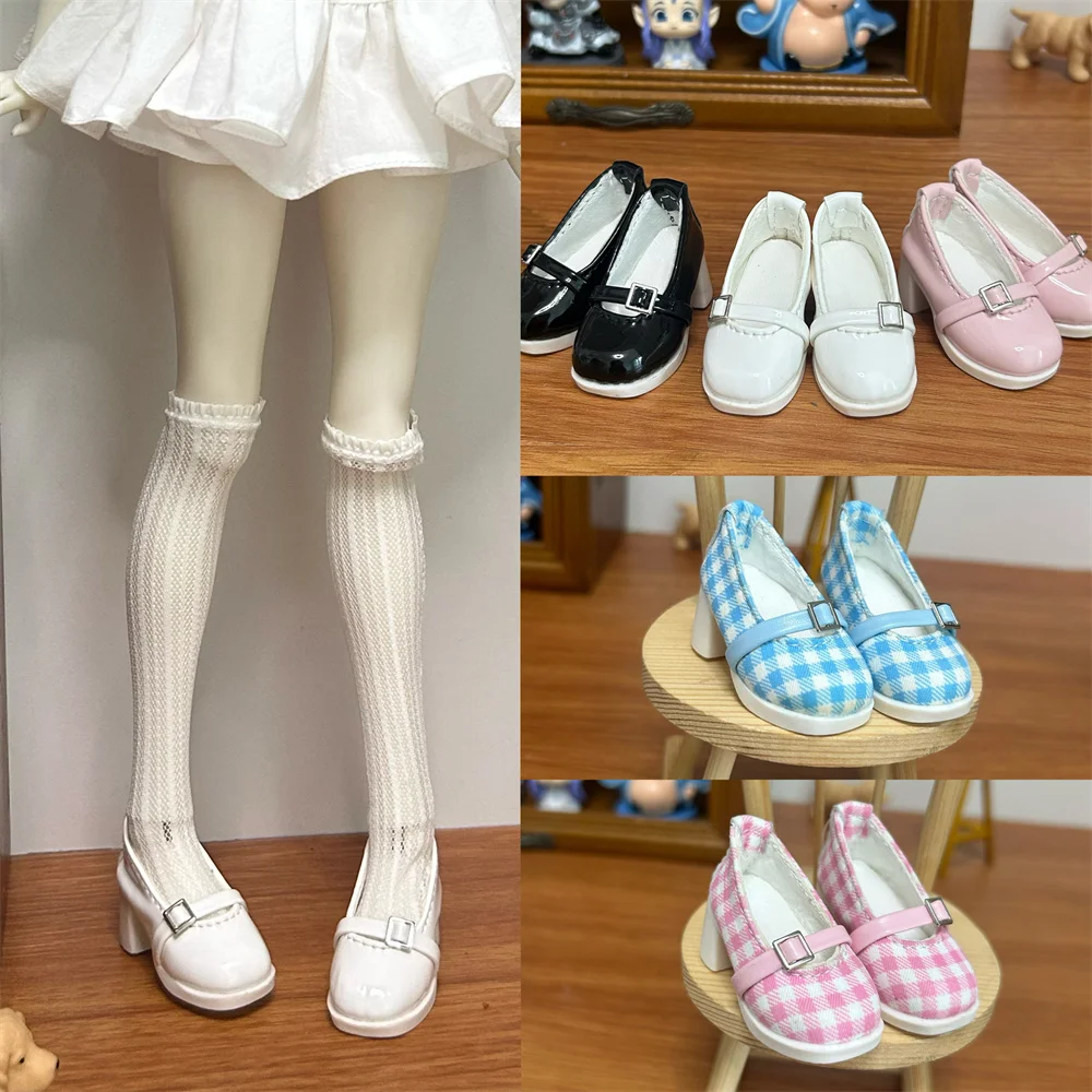 BJD doll shoes suitable for  1/4 sizeAll-match shiny leather shoes doll accessories (1 points)