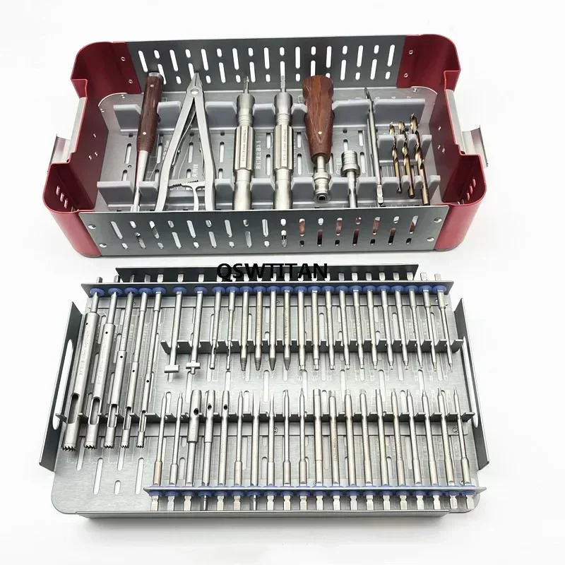 56pcs/set Orthopedics Screwdriver Screw Extractor Surgical Screw Broken Removal Orthopaedic Instruments