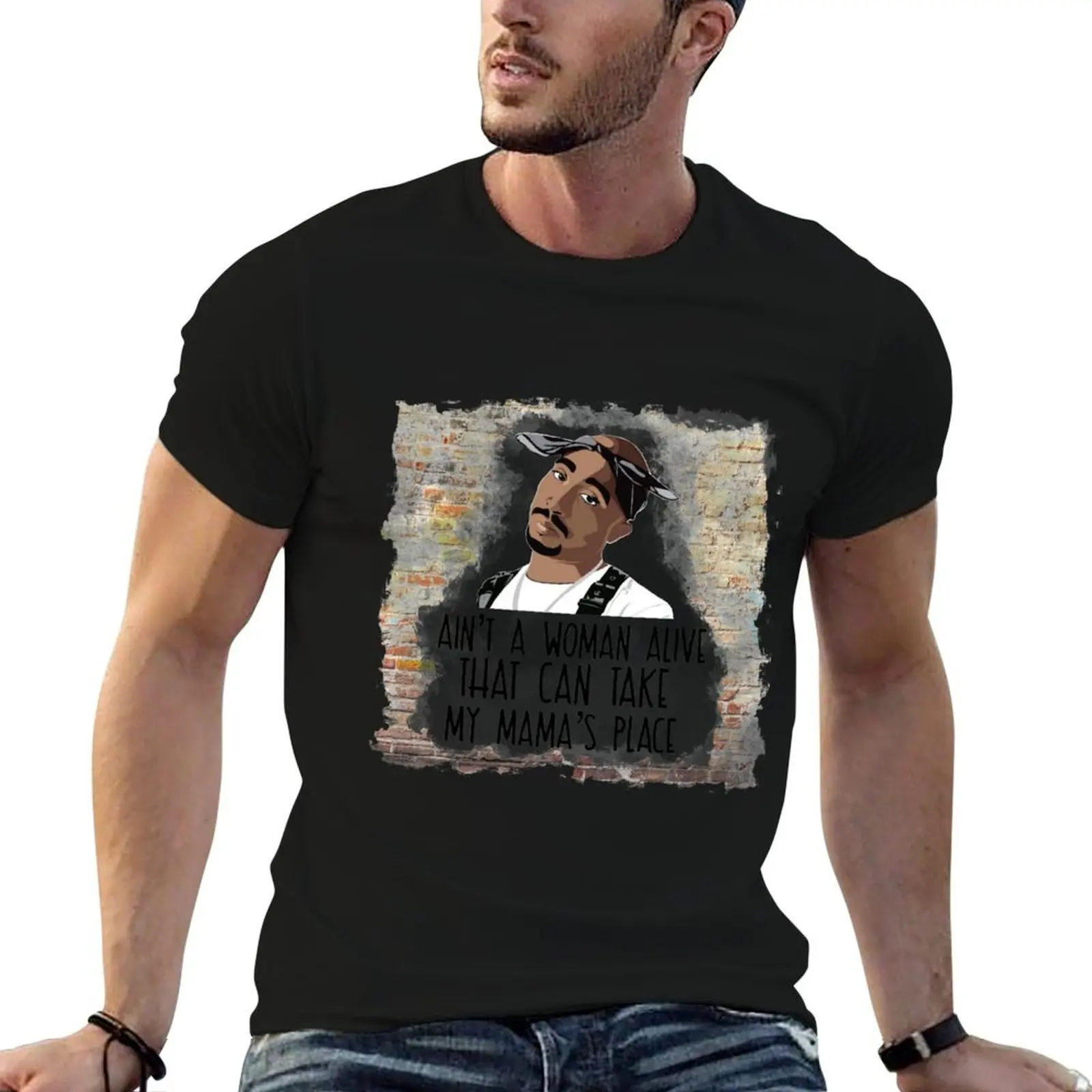 Il n'y a aucune femme sur la planète qui puisse remplacer ma mère. Super cadeau pour maman ! T-shirt décontracté à motif imprimé