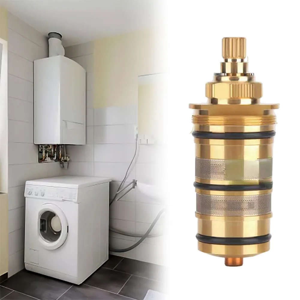

Thermostatic Valve Core Brass For 20-48 Degrees Celsius For Built-in Thermostats Stick-type Thermostats Faucet Valve Core