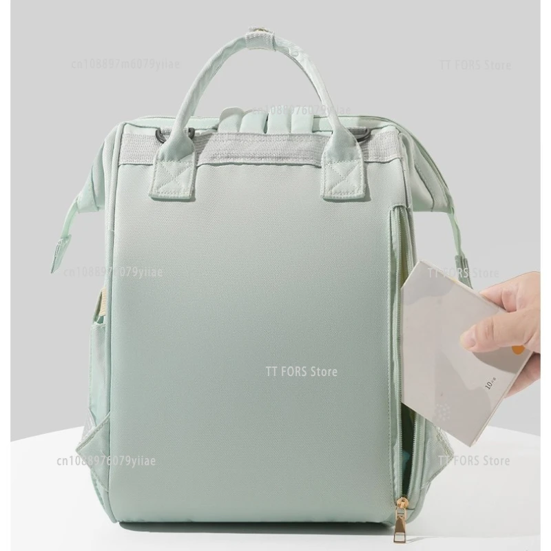 กระเป๋าคุณแม่และเด็กแรกเกิด แฟชั่น ความจุเยอะอเนกประสงค์ กระเป๋าใส่ผ้าอ้อมเด็ก พกพาสะดวกสำหรับการเดินทางและออกนอกบ้าน