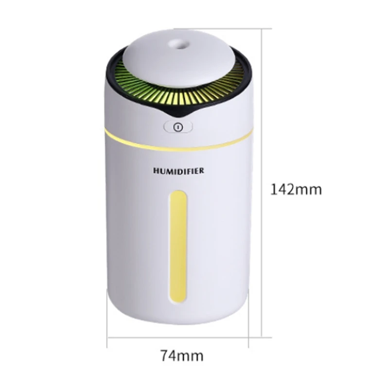 Mini Air Humidifier For Home Office USB Bottle Aroma Diffuser LED Light Spray Mist Maker Humidification Gift