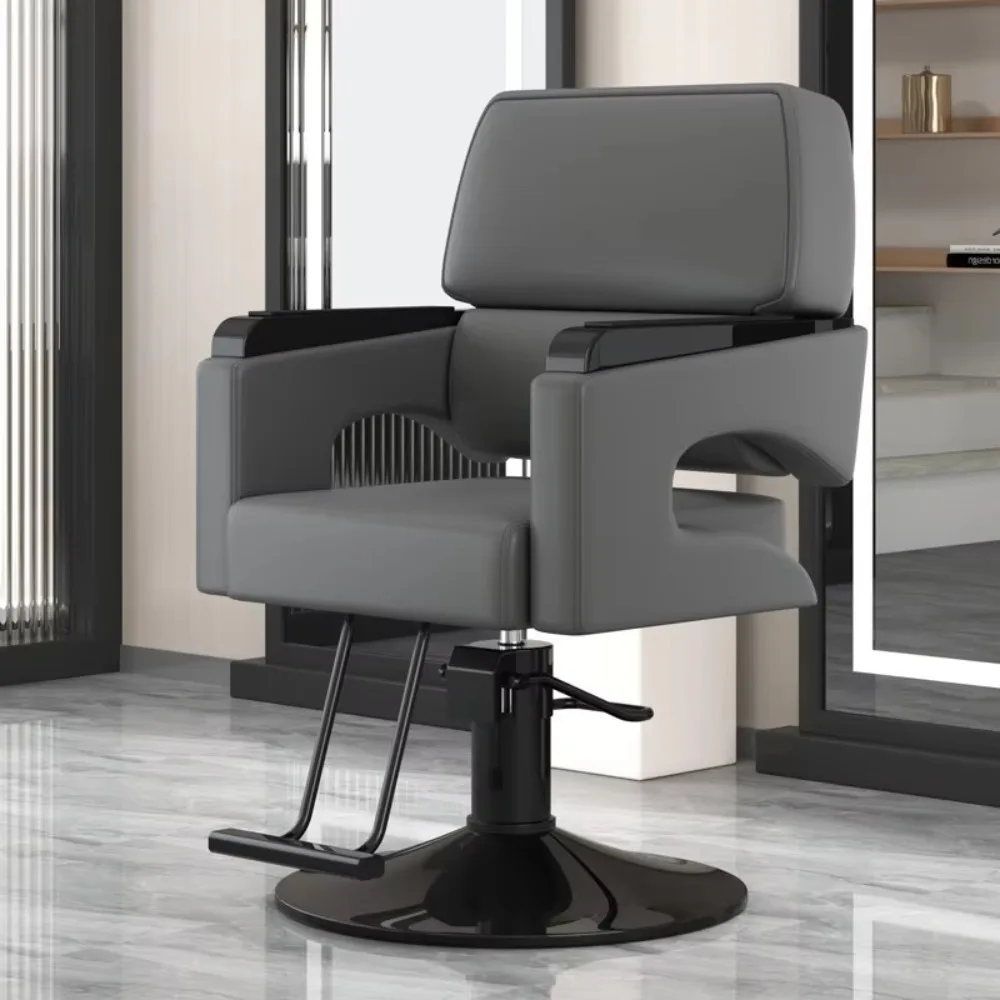 Hairdressing Equipment Barbershop Leather Salon Chair Styling Furniture Barber Chairs for Hair Stylist Beauty