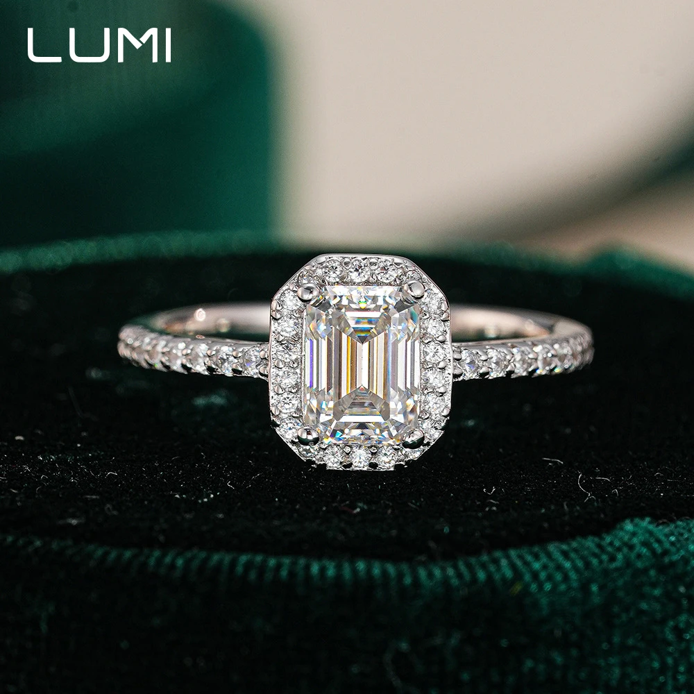 

Сертифицированное кольцо из стерлингового серебра 925 пробы с муассанитом 1 карат D-цвета для женщин, супер красивая повседневная одежда или подарок на день рождения