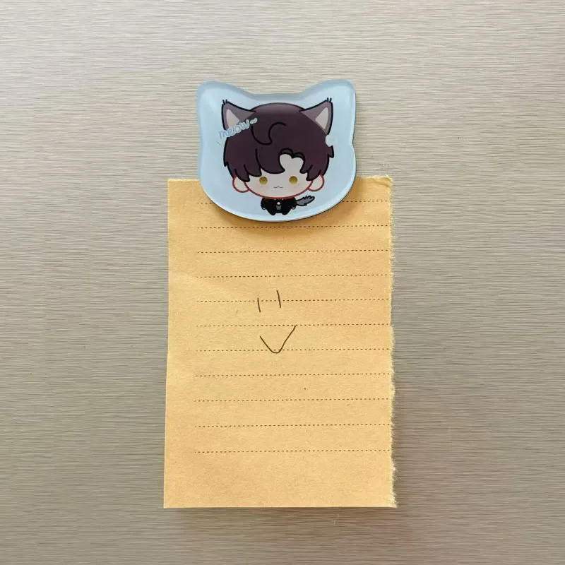 Magnes na lodówkę z akrylu z motywem gry Love and Deepspace, postaci Xavier, Zayne, Rafayel, Sylus, Caleb, akcesoria do cosplayu, ozdoba, rekwizyty.