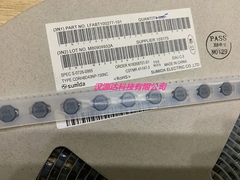 20pcs/lot CDRH8D43NP-150NC 15UH 2.9A 8*8*4.3MM SUMIDA chips Electronic new