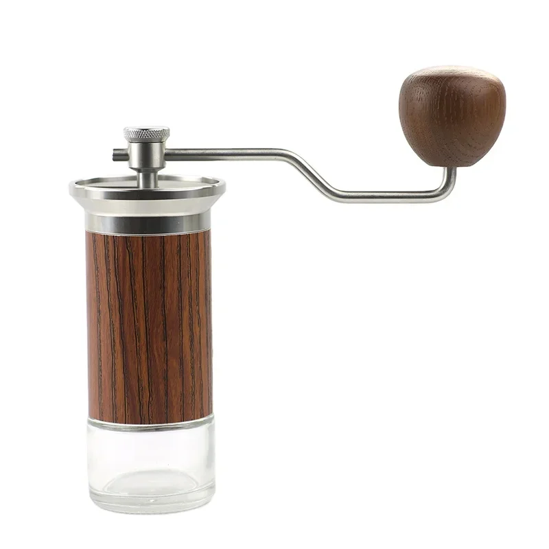 Stainless Steel Burr Coffee Bean Manual Grinder with Adjustable Setting Mill Portable Hand Coffee Grinder