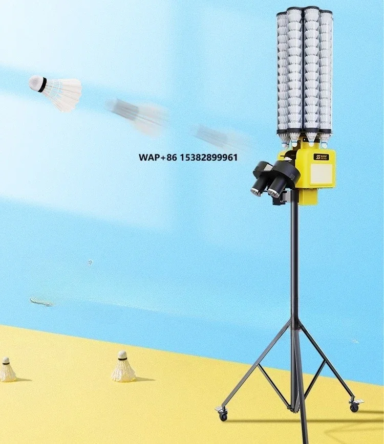 New Design SIBOASI Badminton Shuttlecock Feeder Machine B3 Smart Badminton Shooting Machine for Training