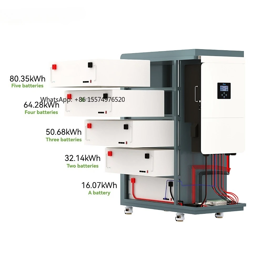 Off Grid Solar System Complete 10kw 15 Kw 40kwh 43kwh Solar Battery Storage System All-in-One Inverter with Integrated Battery