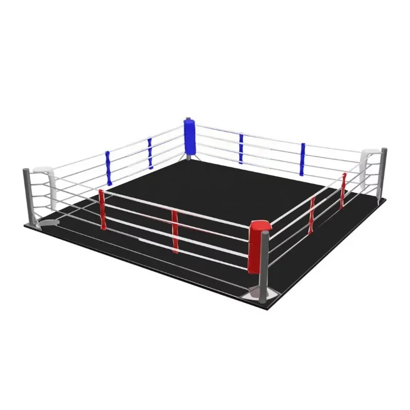 Professional Boxing Ring Made Of Stainless Steel Solid Construction Designed For Indoor And Outdoor Combat Sports Practice