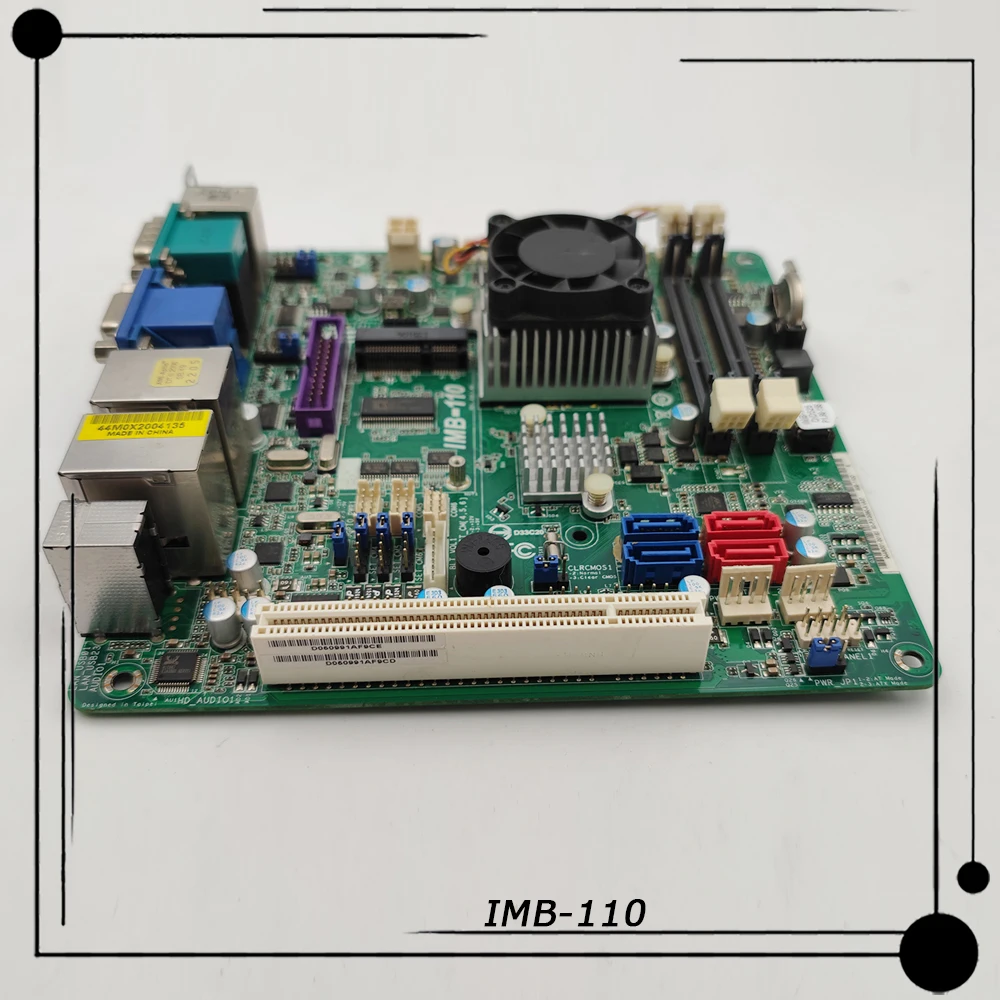 IMB-110 Industrial Control Motherboard Dual Network Port With CPU