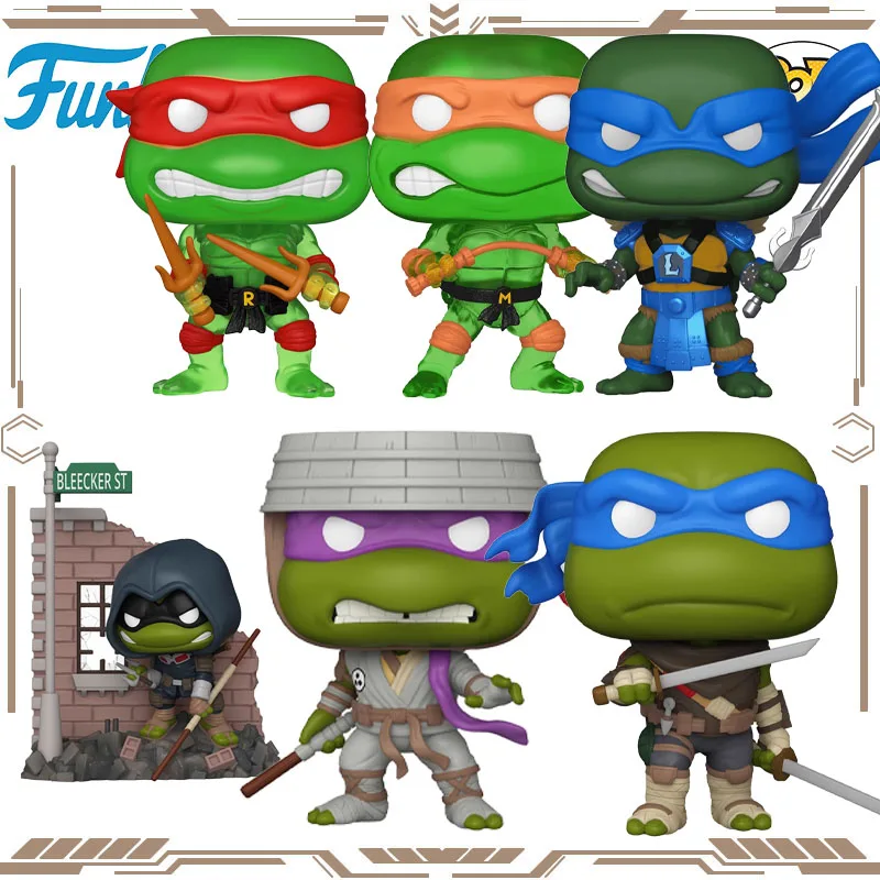 Funko POP Original Tortugas Ninja mutantes adolescentes Donatello Leonardo Raphael figuras de acción de juguete para niños niñas regalo coleccionable
