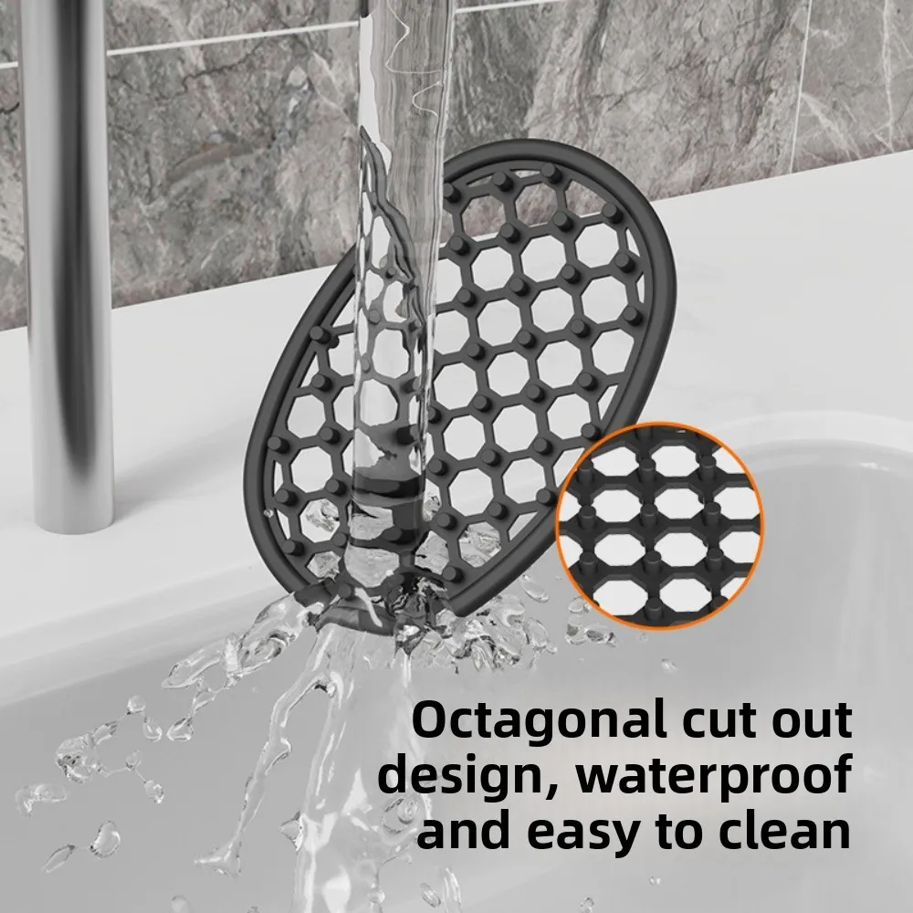 Silicone Soap Box Holder No Punching Bathroom Soap Rack Drain Soap Pad No Water Accumulation Soap Box Bathroom Gadgets