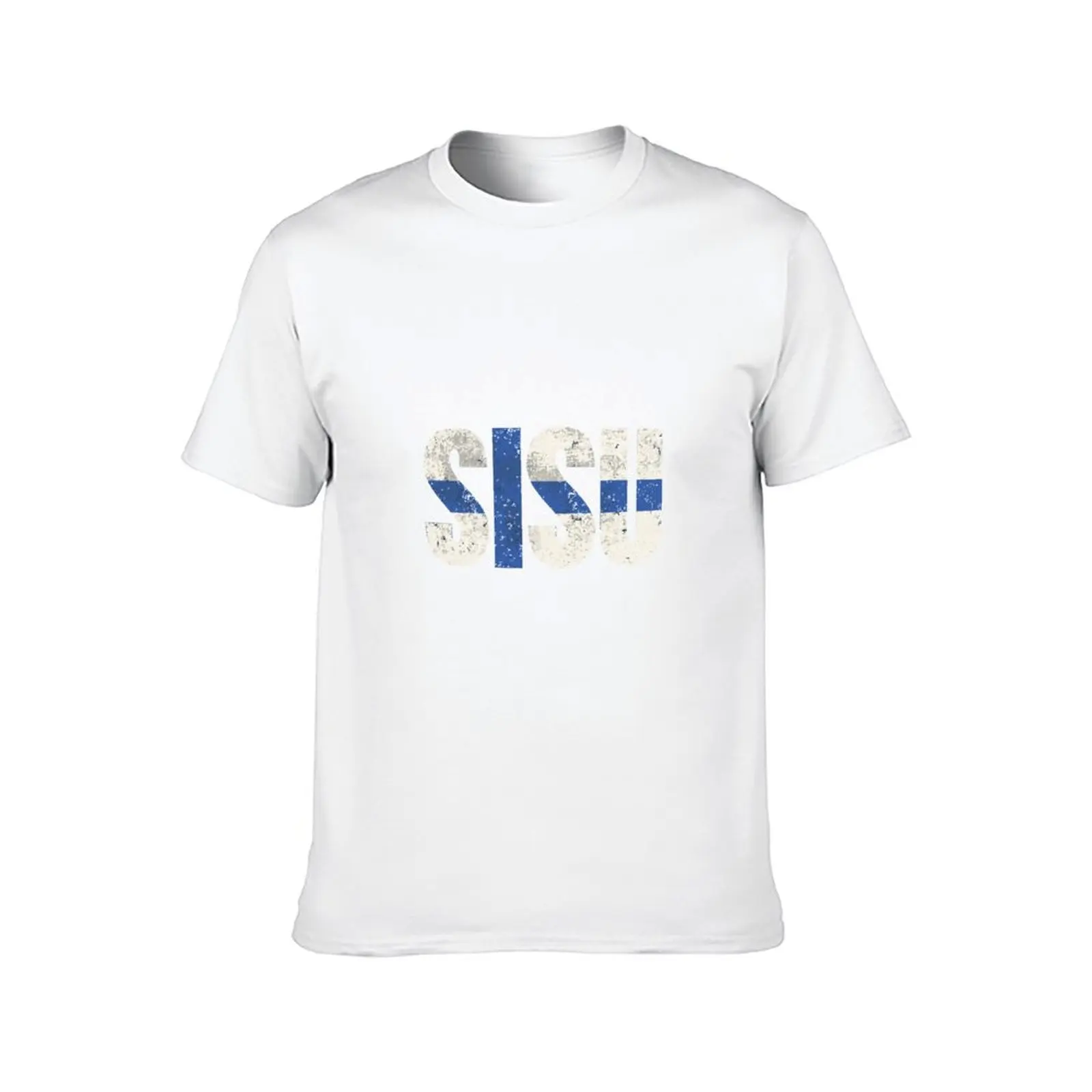 سيسو العلم الفنلندي خمر المتعثرة تي شيرت فنلندا فنلندا تي شيرت تي شيرت للرجل القطن تي شيرت عالية الجودة تي شيرت