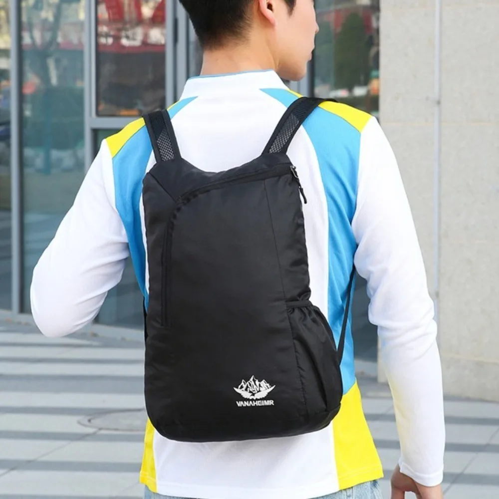 Portable Waterproof Travel Backpack Large Capacity Ultralight Foldable Backpack Foldable Fitness Bag Sport