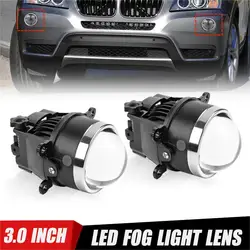 3.0 inch Fog Light Bi-LED Lamp Lenses Lens Car Headlight Retrofit For Ford Focus Ecosport Explorer Fiesta Fusion MONDEO S MAX