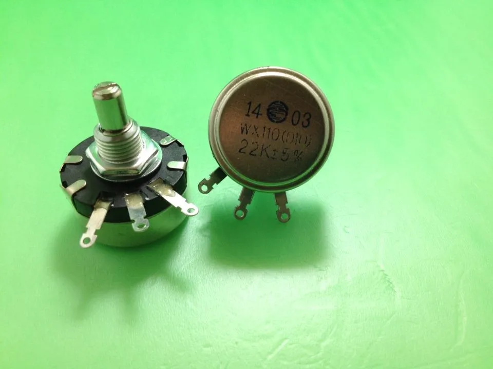 

[VK] Single turn around the potentiometer adjustable resistance WX110 (010) 15k 22k power 1W watts switch