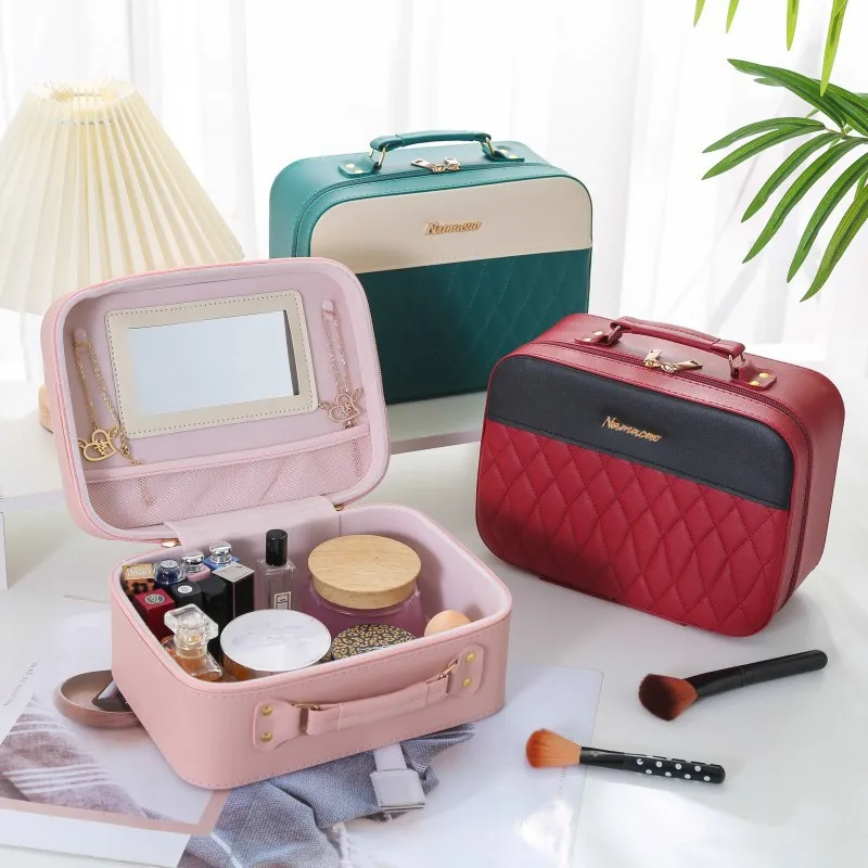 Cosmetic Bag 2023 New Portable Large Capacity Skincare Organizer Makeup Box