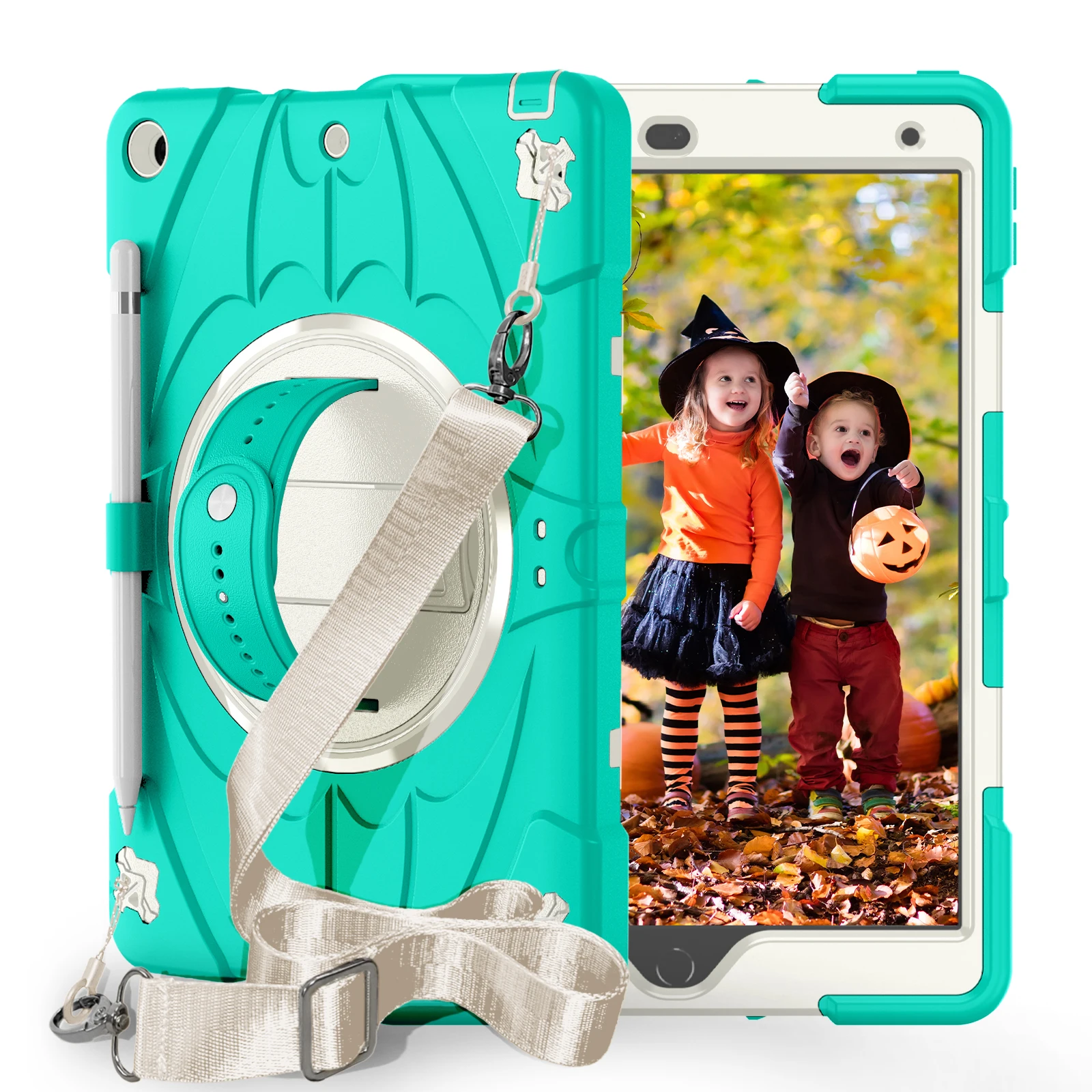 

Case for iPad 9th 8th 7th Generation 10.2-Inch 2021 2020 2019 Heavy Duty Shockproof Rugged Protective Tablet Cover for iPad 10.2