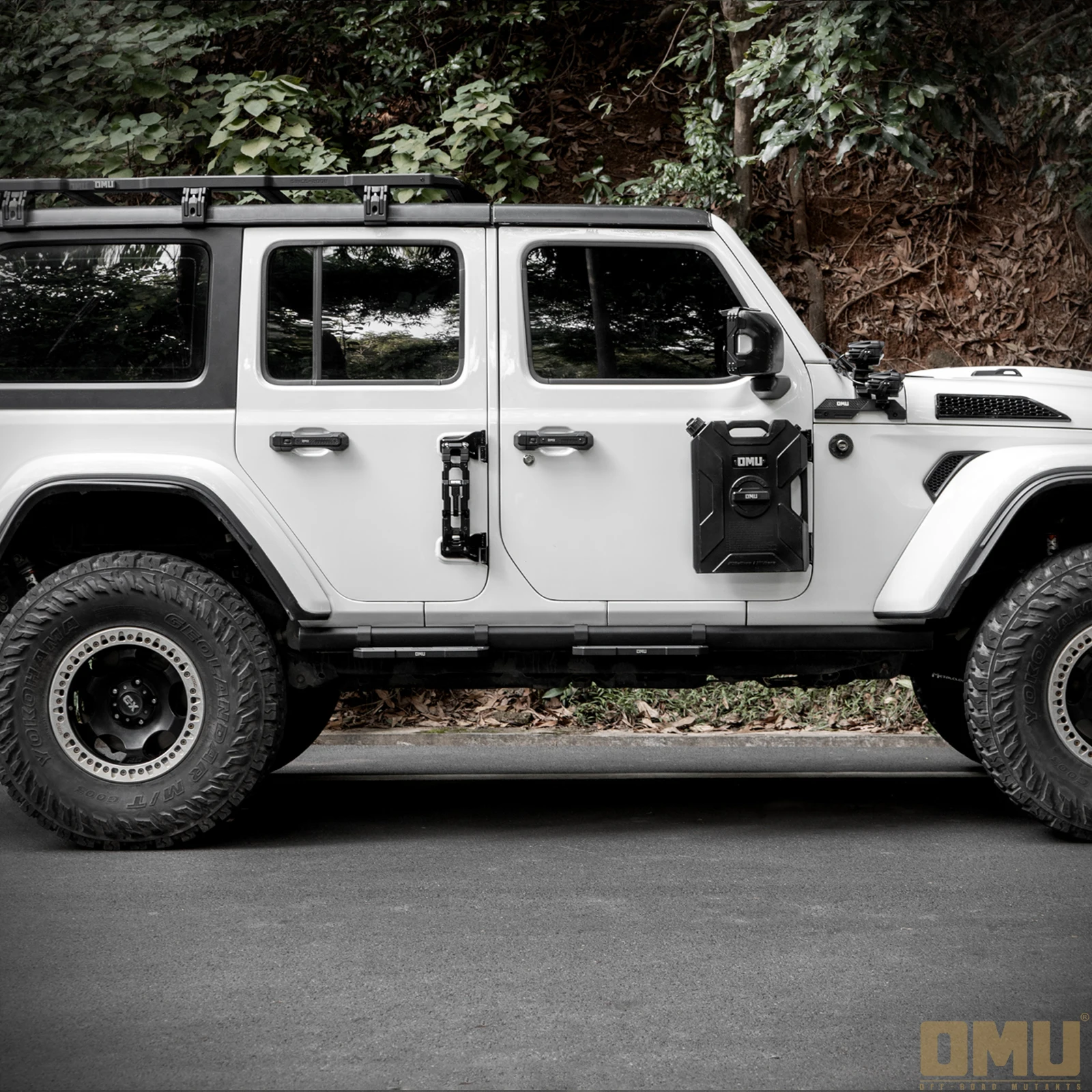 

SXMA OMU023 4 PCS Side Step for Jeep Wrangler JL 2019+ Rubicon Side Bar Platform Board Running Board Pedal