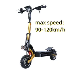 High Performance 72V 8000W 90-120Kmh Fast Escooter Adult 55-75Mph 11 Inch All Terrain Big Wheel Scooter Electric Bike for Adults