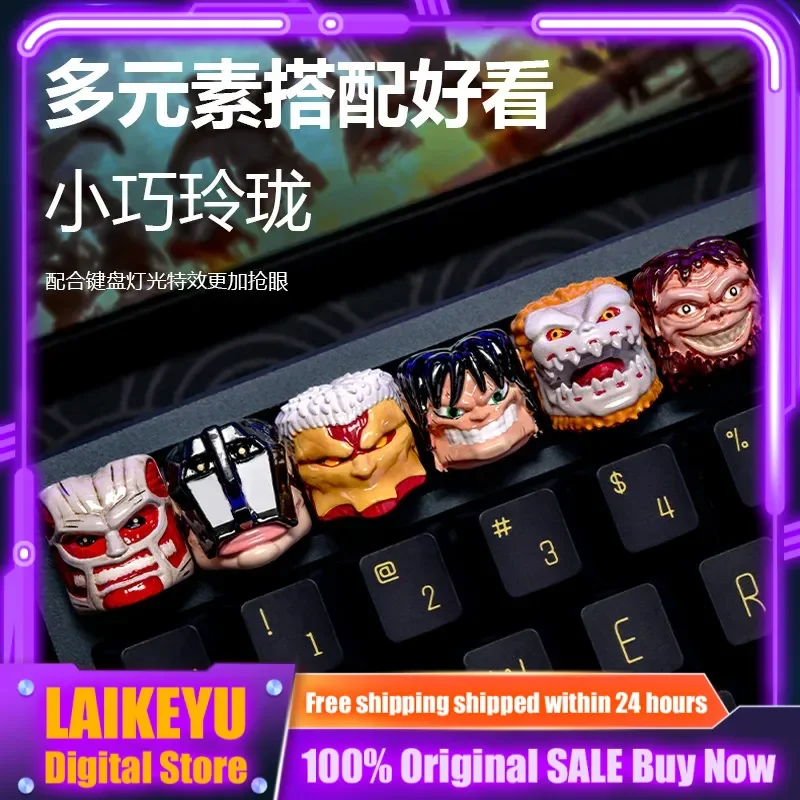 attack-on-titan-anime-3d-printed-custom-keycaps-for-mechanical-keyboard-cute-pc-gaming-keyboard-accessories-collection-gift