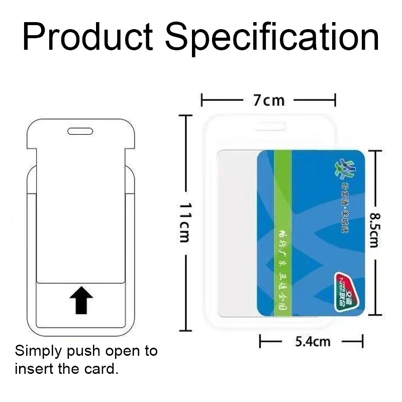 EVANGELION Kaarthoes Anime Cartoon Ayanami Rei Student Campus Kaarthouder Schooldeur Toegang Maaltijdkaart Shell Werknemer Kaarten Case