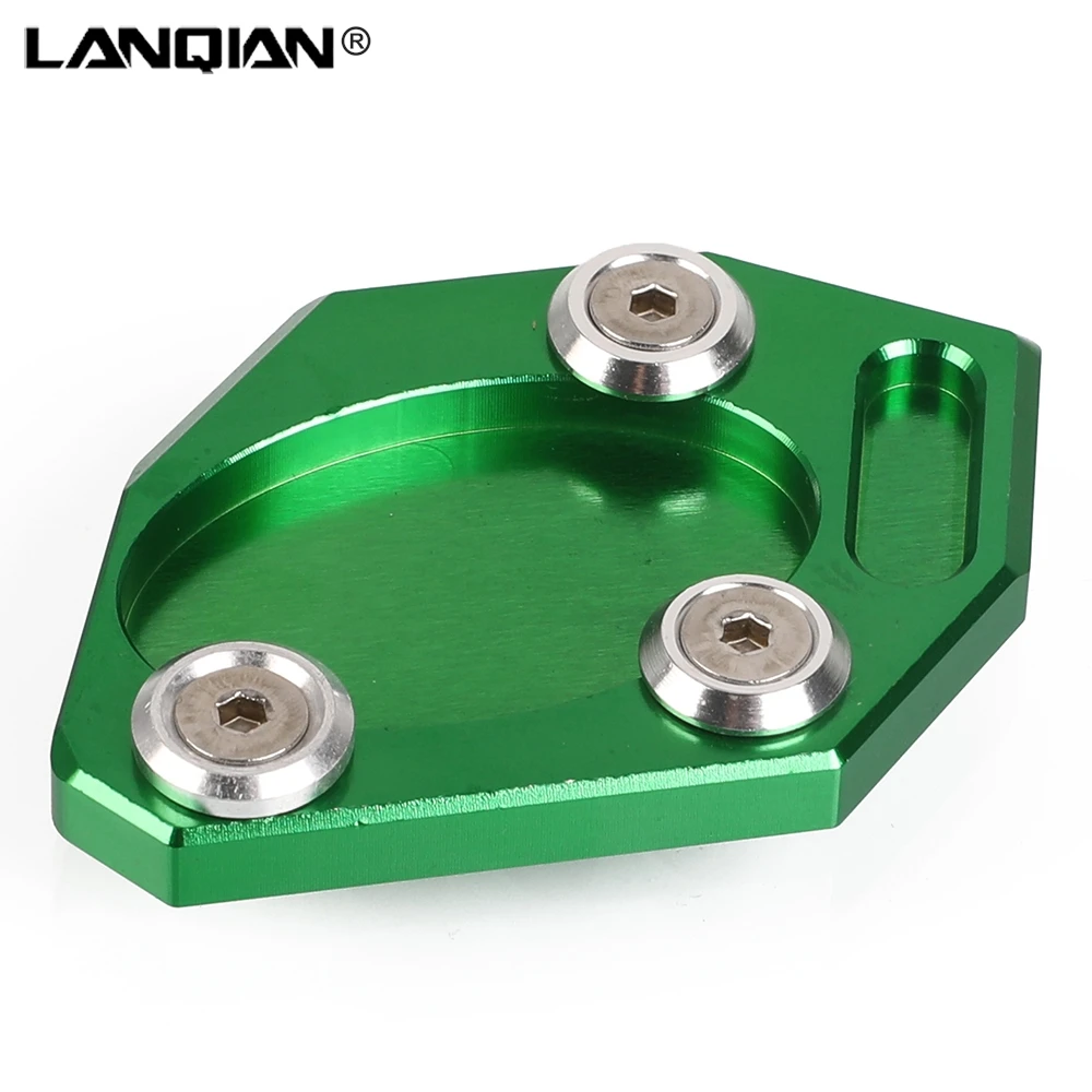 

Motorcycle Side Stand Enlarger Kickstand Enlarge Plate Pad For Kawasaki Z1000 Z1000R Z1000SX ZX6R ZX636 Ninja ZX10R/1000/300/250