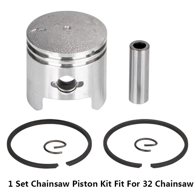 XCAN 32mm Chainsaw Piston Kit Fit For 1E32F 32F 23cc 2 Stroke Chainsaw Spare Parts Grass Trimmer Cylinder Parts