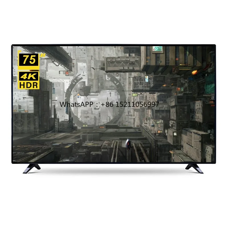 TV television 75 85 100 inches Smart TV Flat Screen China Factory Television Smart Best quality 75-inch smart