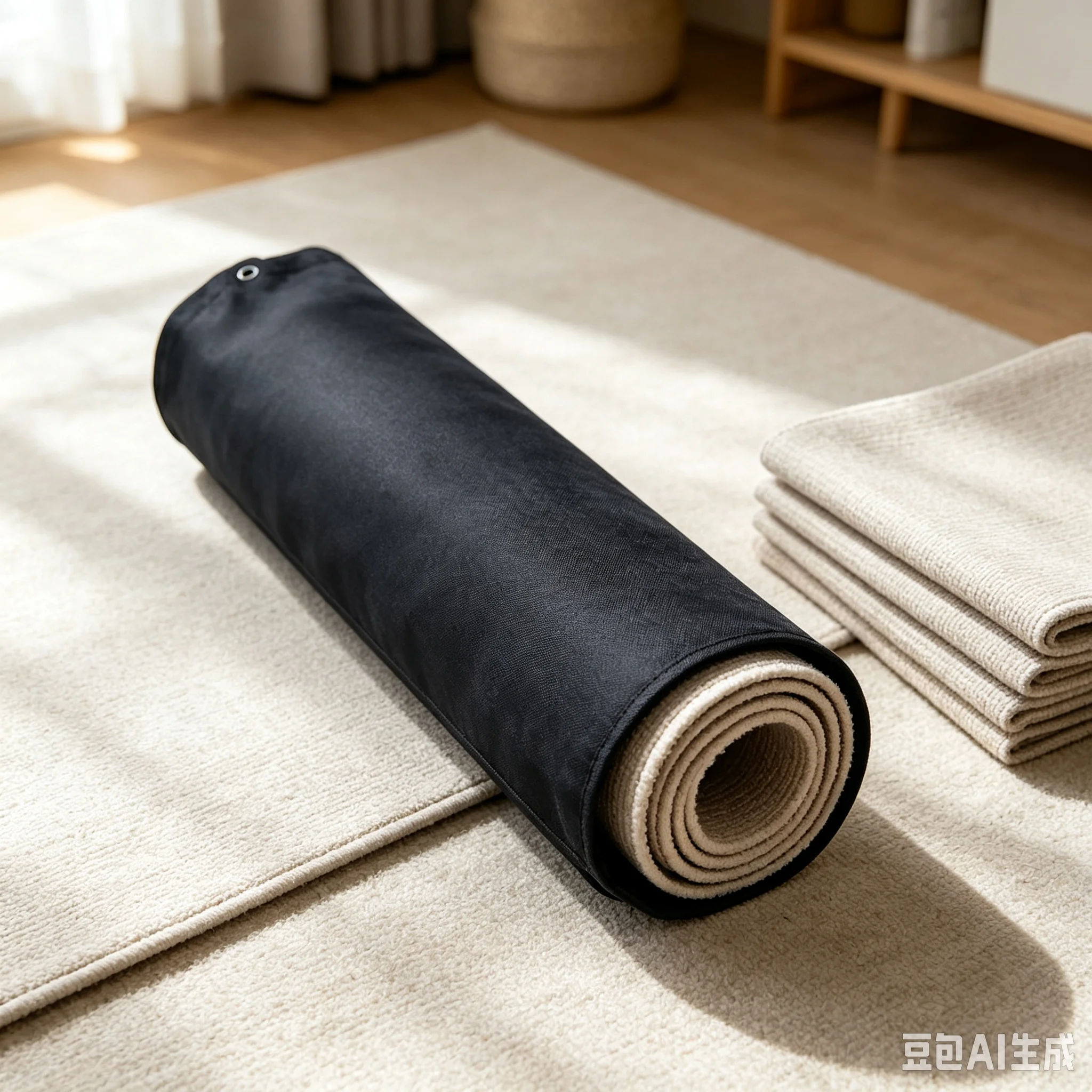 1pc Oxford Cloth Drawstring Carpet Storage Pouches, Dustproof Rug Storage Bags Waterproof Carpet Storage Bag