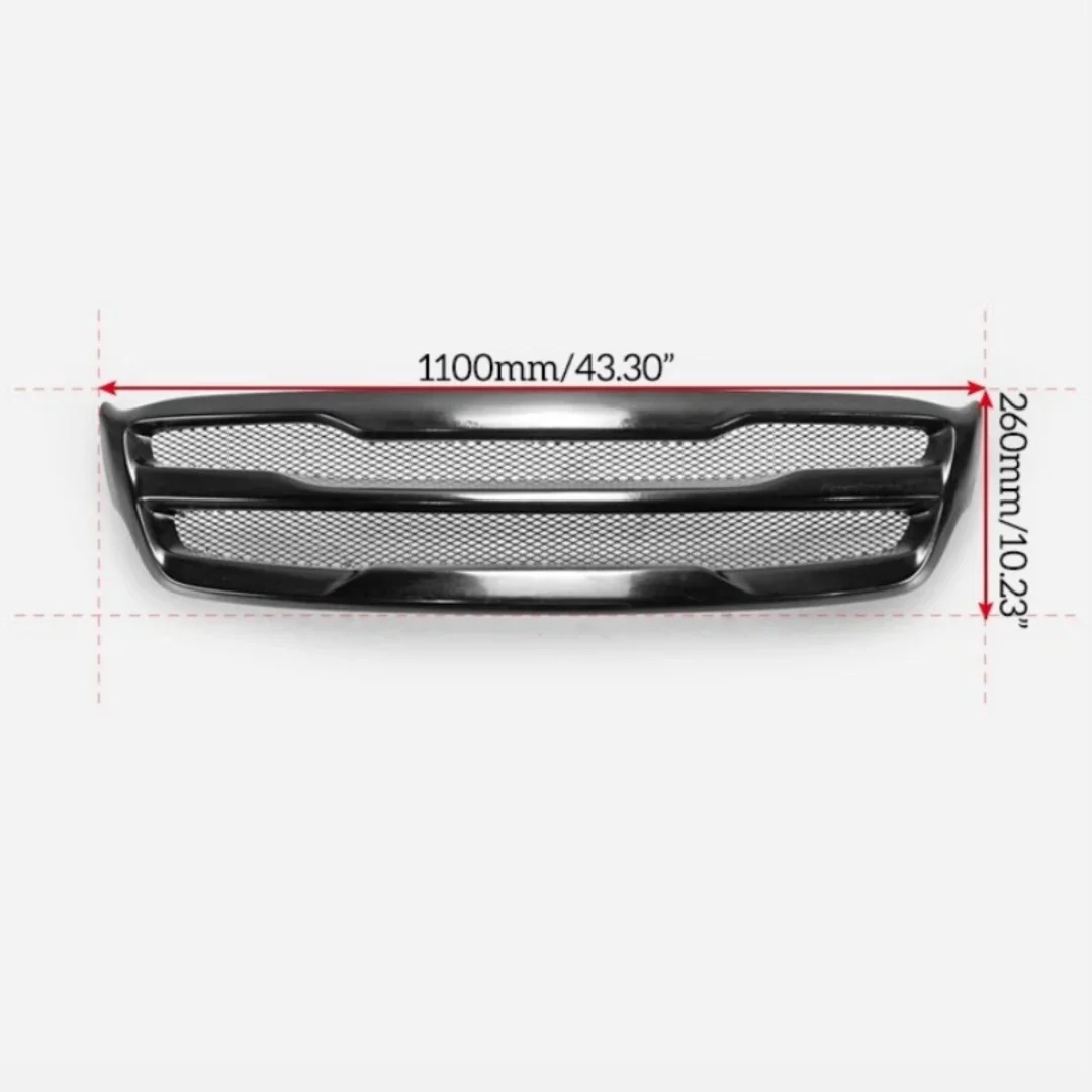 Carbon fiber Resin Grill Mask Grid radiator grille assembly for Kia Sorento 2014 2015 2016 2017 modified Auto Accessories