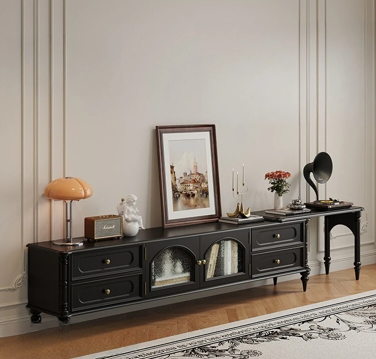 

Телескопический шкаф для телевизора в американском стиле ретро, журнальный столик, комбинированный шкафчик для гостиной, дома