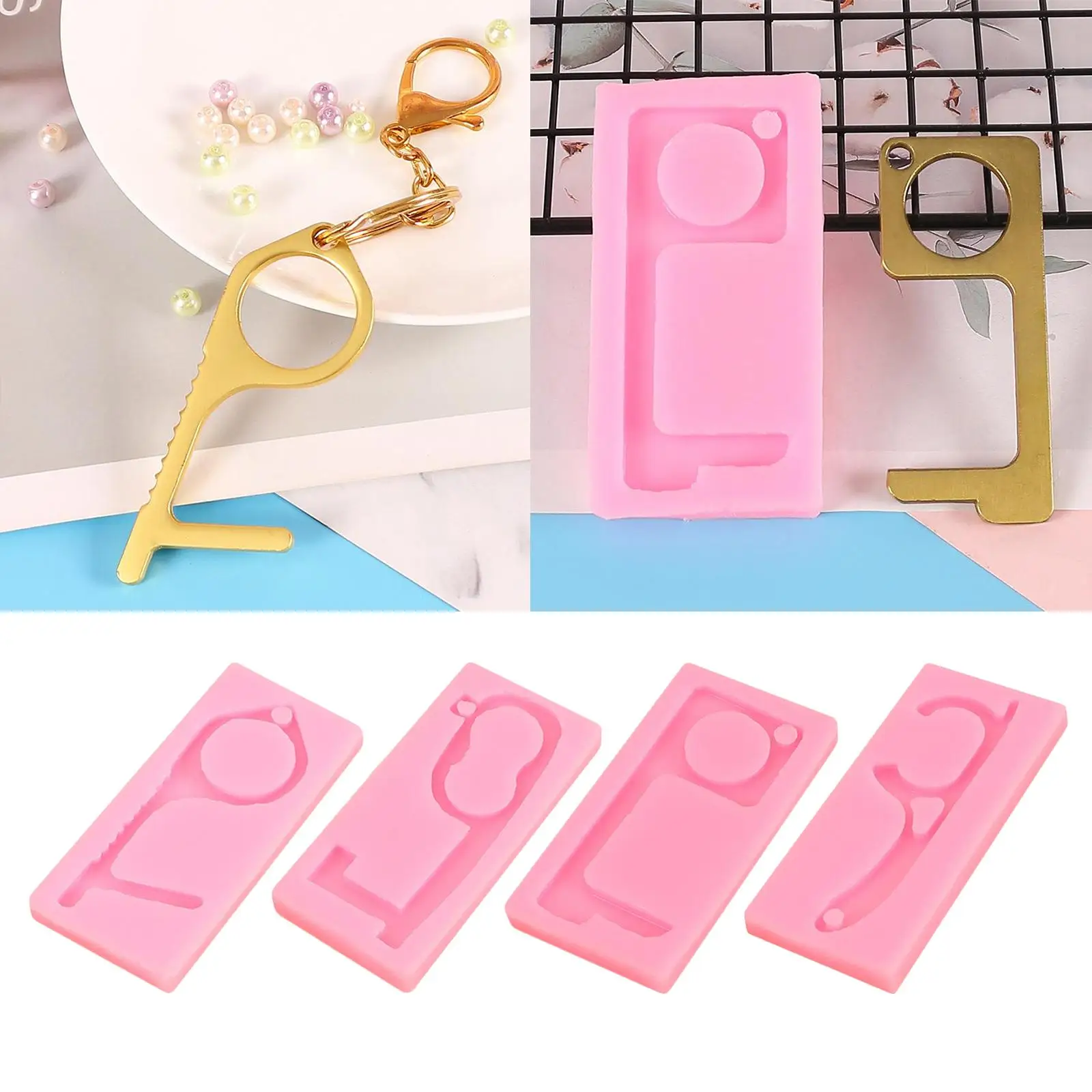 Ouvre-porte en époxy pour ascenseur, accessoires en silicone époxy, 4 types au choix