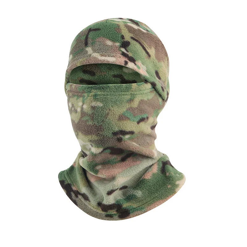 Caldo inverno all'aperto uomo polare scaldacollo berretti donna mimetico maschera a pieno facciale caldo orecchio casco fodera sport passamontagna da sci berretto