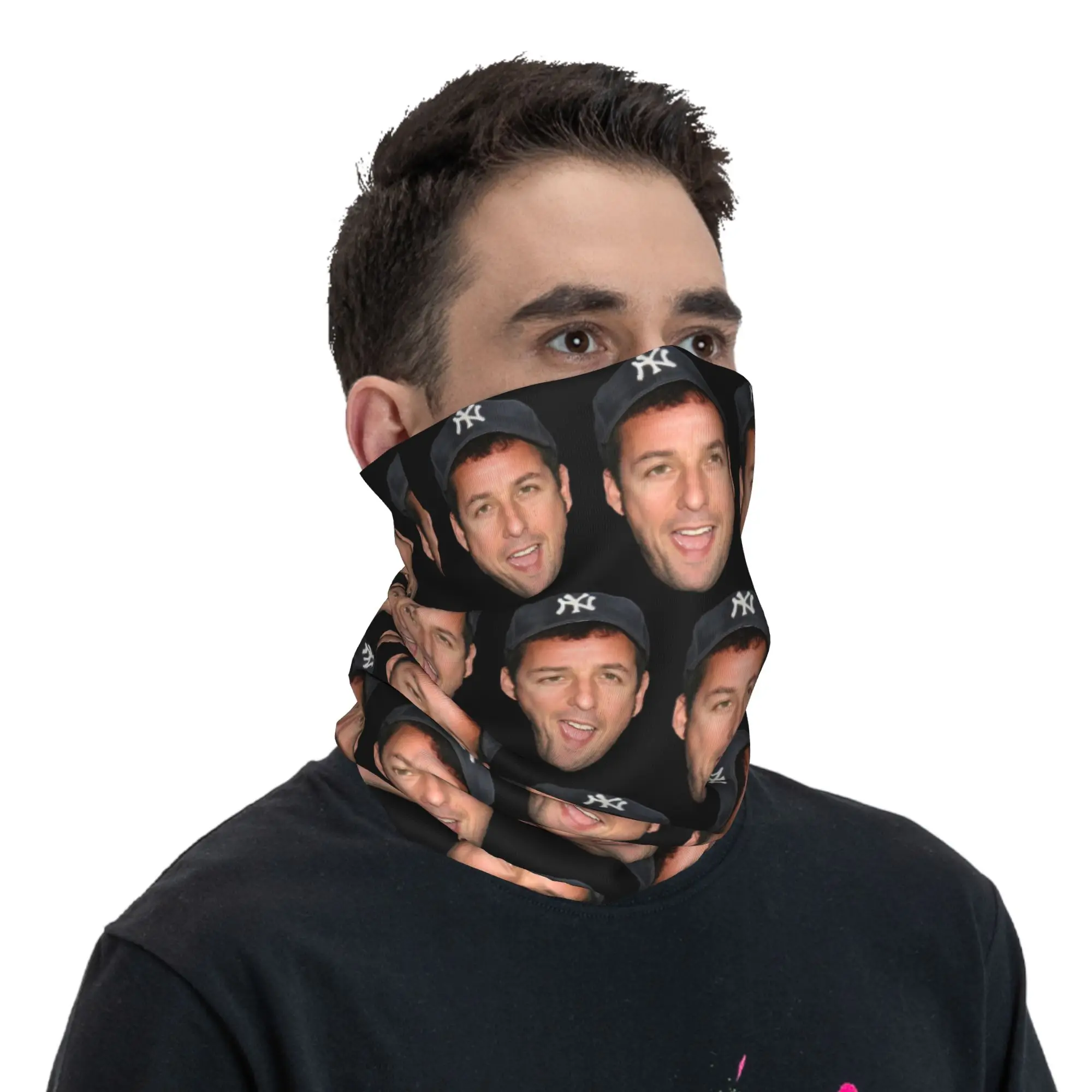 The face meme Adam Sandler smile amazing poster Bandana Neck Cover Printed Wrap Scarf Headwear Cycling Unisex Adult All Season