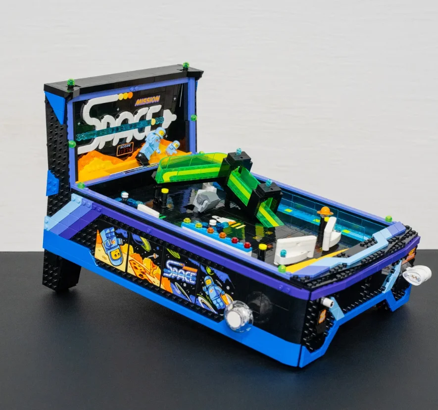 2274ピース スペースアーケードピンボールマシン ビルディ - Retro Gaming Lego のレビューと価格