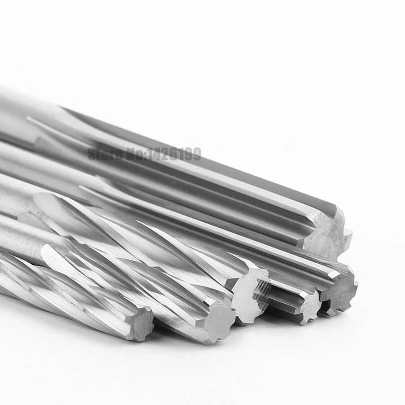 Punta da trapano rivestita a resistenza industriale con scanalatura a spirale dritta da 1,0 mm-13 mm per alesatore per macchina in metallo duro per ghisa di acciaio in alluminio