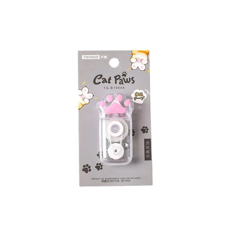18M Big Capacity Creative Cute Cat Claw Correction Tape Student Kawaii Supplies image 5