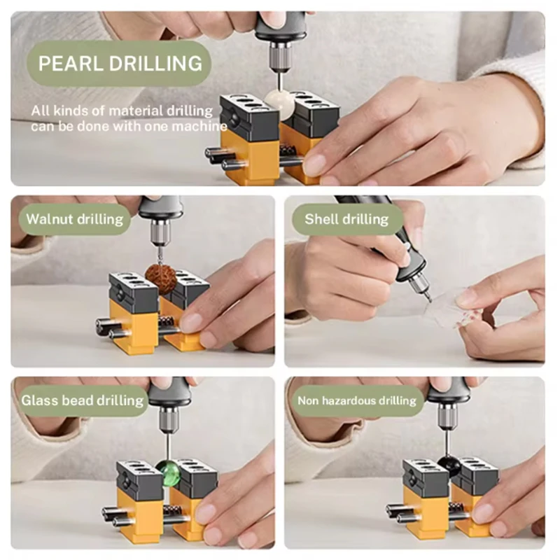 JH Cordless Electric Drill Mini Rotary Tool Grinder Engraving Kit