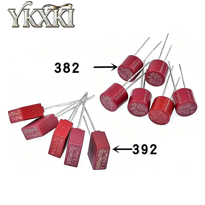 10-100Pcs 392 Square/382 Round Fuse Slow Blow T500mA 0.5A 1A 1.25A 1.6A 2A 2.5A 3.15A 4A 5A 6.3A 8A 10A LCD TV Power Board